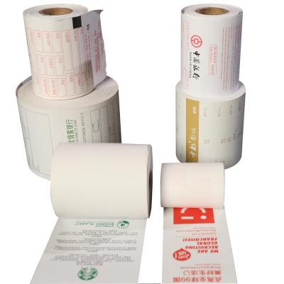 China ATM Machine Ticket China Thermal Paper Cash Register Printing Factory 80mm POS Paper Custom Preprinted Thermal Receipt Paper Roll for sale