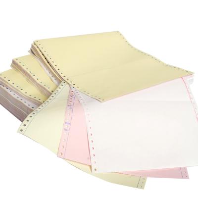 China High Quality NCR Paper Commercial Office Paper Carbonless Continuous Sheets 100% Wood Pulp NCR Printing Copy Paper for sale