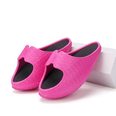 China Popular anti-skid yoga flip girl weight loss shoes slipper 2021 new shockproof slimming slippers for export for sale