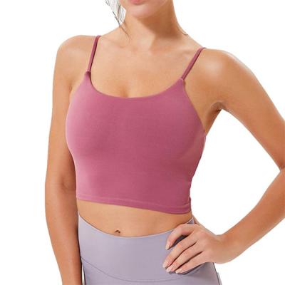 China Factory wholesale price tank top sports fitness apparel yoga sports breathable padded bra for wholesale for sale