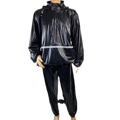 China OEM Upgrade Factory Wholesale Fitness For Lose Weight PVC Sweat Sauna Suit for sale