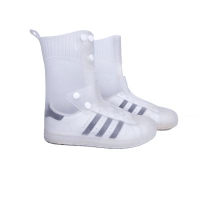 China High Quality Anti-odor Rain Boots Covers High Top Waterproof Silicone Shoe Cover for sale