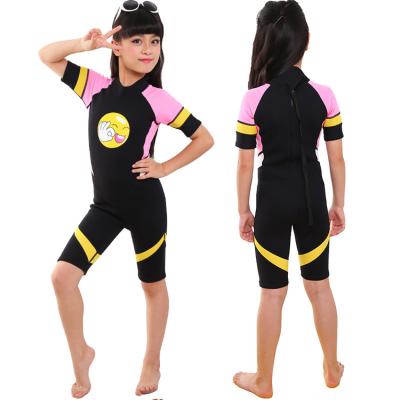 China Child Factory Professional Swimwear Swimming Surfing Suit For Children Kids Wetsuits Small 2mm (Short) for sale