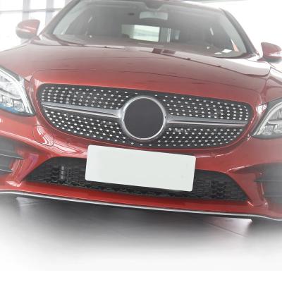 China ABS OE2058858802 Fit For Mercedes Benz 2019 2020 C Class Chrome ABS Front Bumper Cover Silver Color for sale