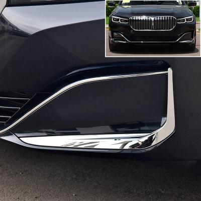 China Hot Selling Molding Trim Front Bumper Cover Protector For New Chrome ABS ABS Bumper Left BMW 7 Series 2019 2021 for sale