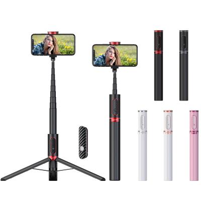 China 360 Degree New 150cm Long Selfie Stick Monopod Free Change Folding Tripod With Detachable Remote Control For Phone Max AB202 for sale