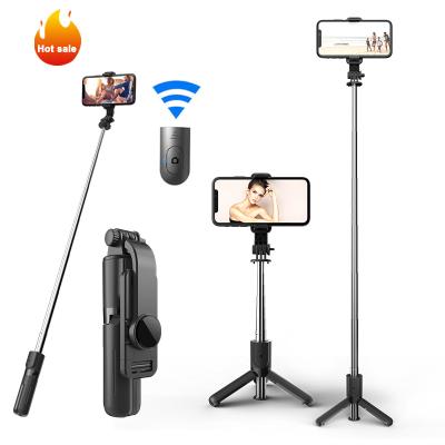 China L11 Folding Mini Selfie Stick Wireless Mini Selfie Stick Invisible Portable Mini Tripod Mount Phone Holder Selfie Stick for sale