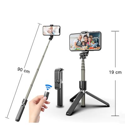 China New Phone Selfie Stick 360 Rotation Selfie Stick L03 Remote Portable Selfie Instruments Kit Multifunctional Wireless Tripod Stand for sale