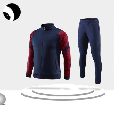 China High Quality Custom Made Comfortable Breathable Quick Dry Soccer Uniform Set Soccer Tracksuits Jackets Sportswear for sale