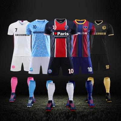 China Sets football uniform wholesale thai quality sublimation 21 22 soccer jersey manufacturer custom football wear for sale