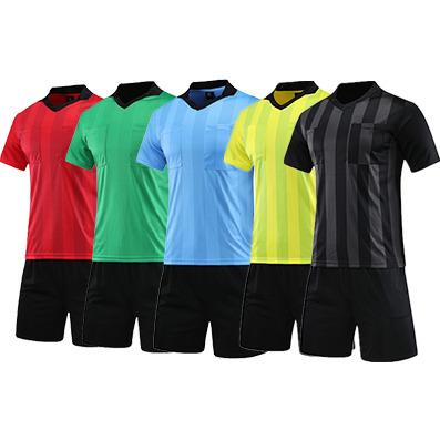 China Wholesale New Football Referee T-shirts Men's Soccer Quick-Drying Referee Jersey Top Quality Comfortable Breathable Quick-Drying Soccer Referee Uniforms for sale