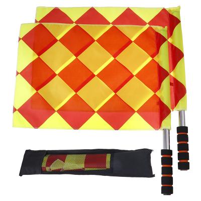 China Professional Soccer Referee Flags Free Play Soccer Linesman Flags Sports Game Referee Equipment F265 for sale