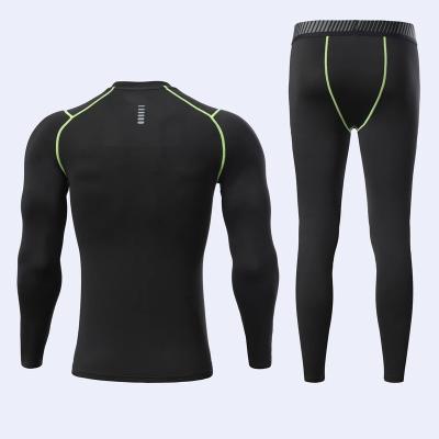 China Men's Tracksuit Breathable Running Fitness Sets Sportswear Compression Training Pants Tights Gym QUICK DRY Clothing for sale