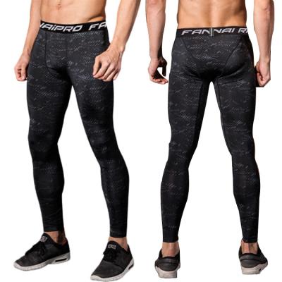 China New Breathable Spring and Summer Customized Quick-Dry Running Tights Compression Pants Men Sport Training Exercise Jogging Pants for sale