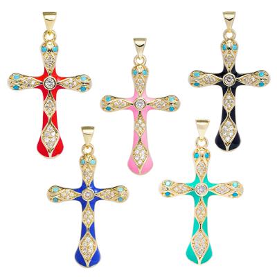 China DIY Jewelry Accessory Style Snake Pendants Bracelet Necklace Pendant Lovely Charms DIY Bracelet Making Jewelry CZ Snake Head Cross Pendants Charms for sale