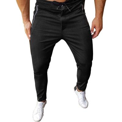 China Gray Relaxed Fit Lightweight Flat Front Pant Men's Straight Tapered Straight Anti-Wrinkle Men's Cargo Pants for sale