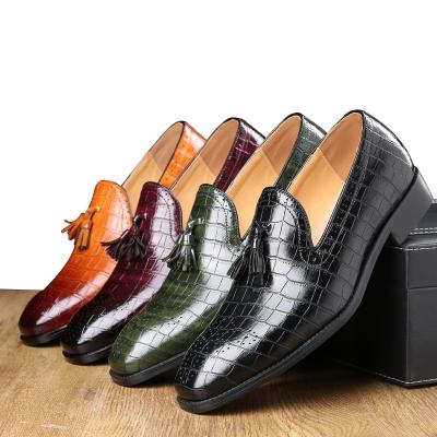 China Latest Quality Original Fashionable Men's Nice Stylish Shoes Breathable Men Leather Casual Shoes for sale