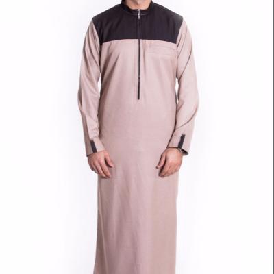 China Comfortable Feel Daffah Thobe High Quality Fashionable Muslim Clothing Qatar Style Long Dresses Islamic Clothing for sale