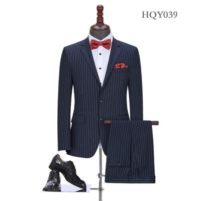 China 2 Piece Suit Anti-Wrinkle Scratch Check Mens Fast Delivery Low MOQ Wedding Suits Party Suits for sale