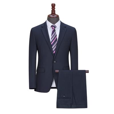 China Breathable Mens Suit 2PCS Collar Suit Dress Coat Wedding Party Blazer Set for sale