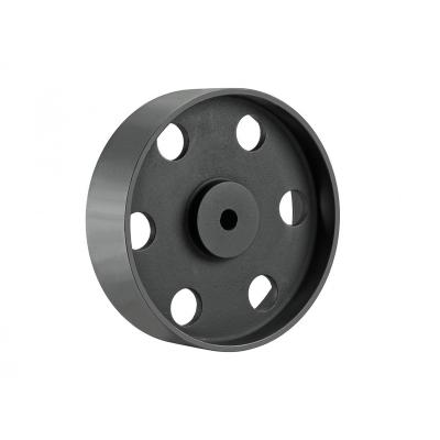 China Professional OEM American Standard Transmission Pulley For Flat Belt Transmission Belts Pulleys Diameter 90mm Flat Shaft for sale