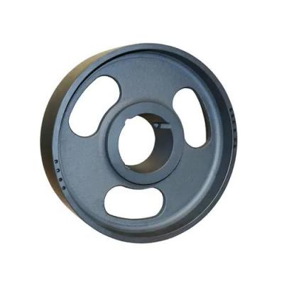 China Flat Belt Drive Pulley 8 Inch X 4 Inch Slot Pulley For Flat Belts for sale