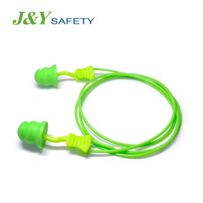 China Noisy Working Soft Noise Earplugs New PU Foam Ear Plugs With PVC String for sale