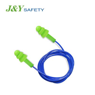 China Noisy Protective and Safety Equipment Earplugs Silicone Ear Plug Operating Cords for CHILDREN for sale