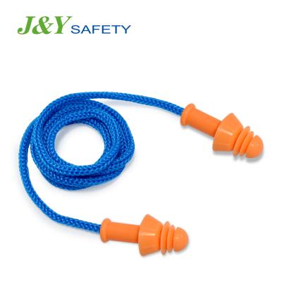 China Hearing Protection Reusable Ear Plugs Labor Safety Reducing Obsorbing Noise String Ear Plugs for sale