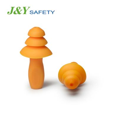 China Reusable Reusable Ear Protector TPR Protection Healthy Ear Plugs Without String for sale