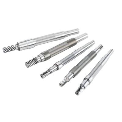 China Garment Shops CNC Spindle Shaft Metal Parts CNC Machining Top Quality Carbon Steel Shaft Step Shaft Along From China Manufacturer for sale