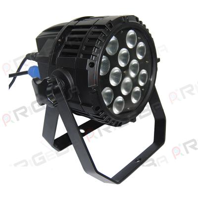 China Die Case 12x8w RGBW Aluminum Promotion Price 4 In 1 Outdoor Led Par Can , Led Par Light for sale