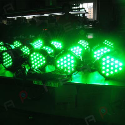 China Popular Outdoor Waterproof Hotel 54x3w RGBW 4in1 IP65 RGBW LED Par Can Present Light for sale