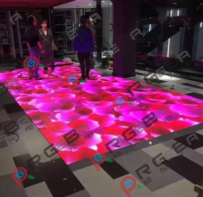 China Portable hotel rigeba P6.25 disco party stage led video display interactive dance floor for sale