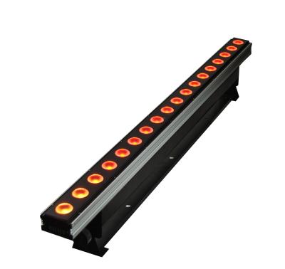 China Hotel 18*10W Colorful RGBW 4 IN 1 Led Wall Washer Light for sale