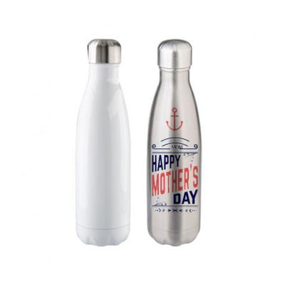 China Sustainable Factory Outlet 500ml Customized Cola Shaped Sublimation Stainless Steel Water Bottle for sale