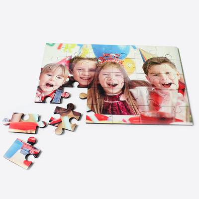 China Cartoon Toy Custom Printing Children Wood Jigsaw Sublimation Hardboard Printable Blank Puzzle for sale