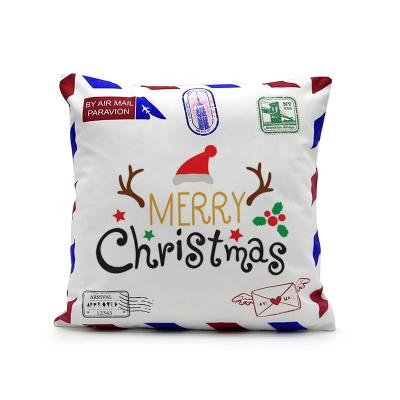 China Custom Wholesale Non-Toxic Sublimation Textile Wrap Pattern Sofa Pillow Cases Sublimation Blanks Pillow Case for sale