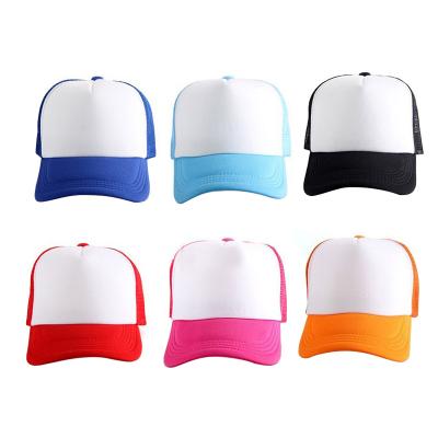 China breathable & Adult Sponge Mesh Baseball Hat Pattern Waterproof Sublimation Printable Blank for sale