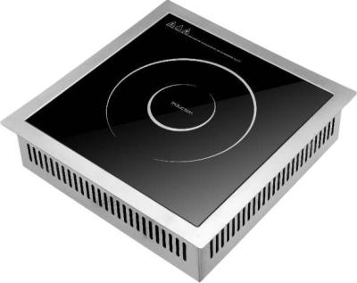 China Hotel High Power Glass Surface Dish Induction Cooker With Stainless Steel Pot for sale