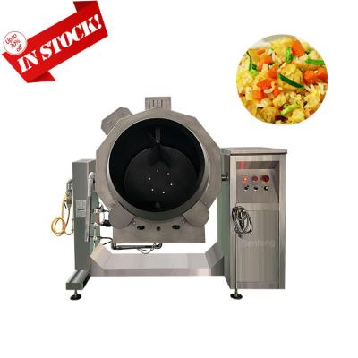 China High Efficient Vegetable Processing Plant Robot Cooking Equipment Rotate Automatic Rotating Rice Wok Stir-fry Machine for sale