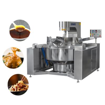 China Vegetable Processing Plant High Quality Large Capacity Automatic Gas Cooking Mixer Machine For Sauce Food for sale