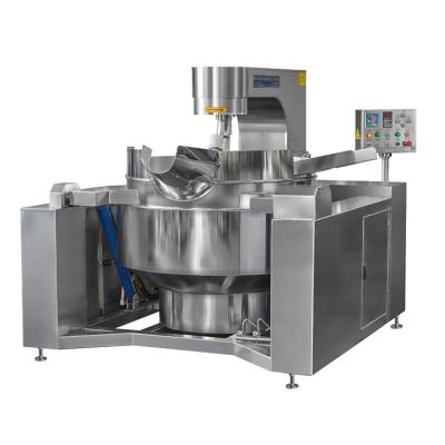 China Vegetable Processing Plant Industrial Large Capacity Gas Cooking Kettle Automatic Jacketed Maker for sale