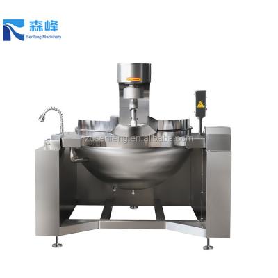 China Semi-automatic Snack Factory Automatic Strawberry Jam Making Machine for Nut Date Paste for sale