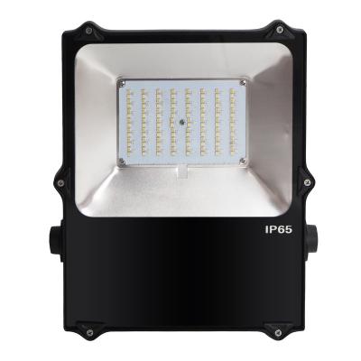 China Landscape energy saving high lumen RGBW/RGB+CCT led flood light 50w IP65 wifi flood light for sale