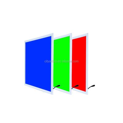 China Desktop 600x600 Led Panel Light 16 Colors RGB Panel Lights 60x60 Green Blue Red 36w Led Panel Light for sale