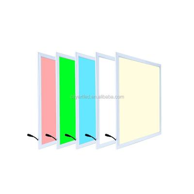 China LED panel light 36W 40W 600x600 modern CRI 90 RGB/RGB+W/RGB+CCT cleanroom led panel lights for sale