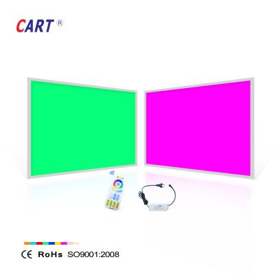 China EUROPEAN ceiling lamp fixture 60 120 cm ceiling led lighting cheap wifi flat panel rgb led light for sale