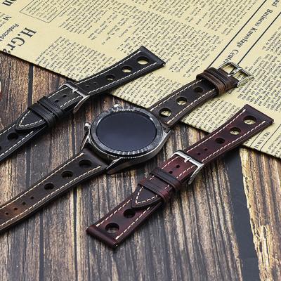 China Flexible woman smartwatch with smart price 20mm 24mm genuine leather watch band 22mm smartwatch band men's watch band for sale