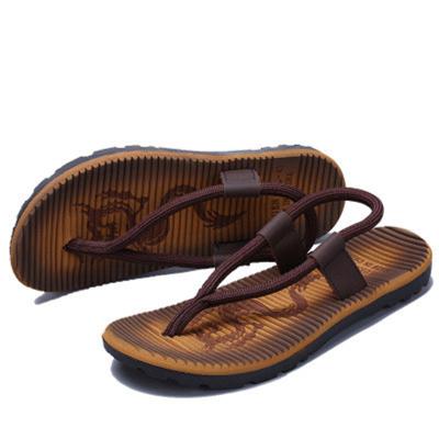 China Good Quality Lightweight Vietnam Beach Shoes Men's Massage Flip Flops Two Ways Wear Anti-Slip Flip Flops For Man for sale